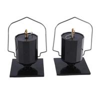 Bordhap Solar Hanging Display Motor Rotating Small Motor Solar Energy Wind Spinner Motor Multi-Purposes Rotatable Hook 2Pcs