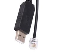Bordhap USB To Rj11 Rj12 6P4C Adapter Serial Control Cable EQMOD Cable for - Mount Pc Connect for Hand Control Cable,1.8M
