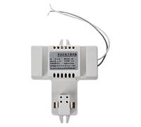 Bordhap White Plastic Shell 4 Pin 2D Tube Bulb Fluorescent Ballast AC 220V 0.19A 38W