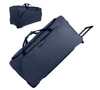 Bordlite 27" Navy Wheeled Holdall - Strong Twill Travel Bag with 2 Wheels, Extendable Handle & 87L Capacity - Lightweight Duffel Luggage for Holidays, Sports & Short Breaks