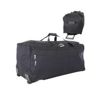 Bordlite 27" Wheeled Holdall Travel Bag - Lightweight 2-Wheel Luggage with Extendable Handle, Large Capacity Duffel Suitcase for Holidays, Sports Gear, Work or Road Trips - Black