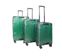 Bordlite 3-Piece ABS Hard Shell Luggage Set, 20", 24" and 28" Suitcases with TSA Locks, Lightweight Expandable Travel Cases with 360° Spinner Wheels - Dark Green