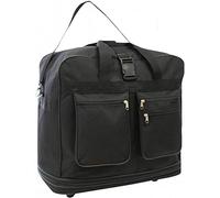 Bordlite - 30" Extra Large Travel Luggage Wheeled Trolley Holdall Suitcase Case Duffle Bag | 140L Suitcase … (Black)