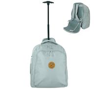 Bordlite EasyJet Cabin Approved Wheeled Backpack 45x36x20cm - 2 in 1 Lightweight Trolley Bag & Rucksack on Wheels (1.53kg, 36L) Underseat Hand Luggage for Travel, Business, Weekend Trips - Blue