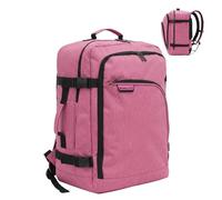 Bordlite EasyJet Cabin Backpack 45x36x20cm PInk - Underseat Cabin Bag for Ryanair, Wizz Air & 30+ Airlines, Lightweight Carry On Travel Backpack with Compression Straps & Laptop Storage