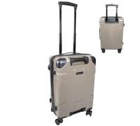 Bordlite Lightweight 20-Inch ABS Cabin Suitcase, Hard Shell Travel Luggage with TSA Lock, 360° Spinner Wheels, Expandable Design, 2.7kg - Bronze