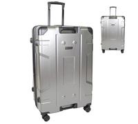 Bordlite Lightweight ABS Hard Shell Cabin Suitcase, 360° Spinner Wheels, Expandable Travel Luggage, TSA Lock (Grey, 28")