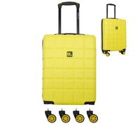 Bordlite Lightweight Travel Cabin Suitcase - Carry On Approved Luggage, ABS Hard Shell Protection, Water Resistant & Combination Lock - Ryanair Priority Overhead Compliant (47x36x20cm) - Yellow