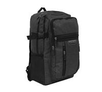 Bordlite RYANAIR 40x20x25cm Carry On Underseat Cabin Backpack - Airline Approved Travel Rucksack - Approved for EasyJet, Jet2, RyanrAir, Virgin Atlantic, KLM (Black)