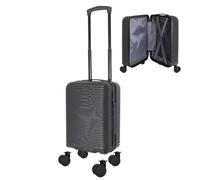 Bordlite Ryanair 40x30x20cm Underseat Cabin Suitcase with Removable Wheels - Carry On Trolley Bag Black | Maximise Space & Reduce Airline Fees | Lightweight Spinner Luggage