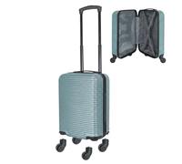 Bordlite Ryanair 40x30x20cm Underseat Carry On Suitcase with Removable Wheels - Cabin Trolley Travel Bag Blue | Extra Packing Space & Cabin Size Fit | Lightweight Luggage