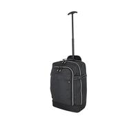 Bordlite RyanAir Approved Cabin Holdall on Wheels, 40x25x20cm Hand Luggage Bag, Extendable Handle, Multi Pocket Twill Travel Bag - 20L