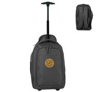 Bordlite Ryanair Cabin Approved Wheeled Backpack 40x25x20cm - 2 in 1 Lightweight Trolley Bag & Rucksack on Wheels (20L) Underseat Hand Luggage for Travel, Business, Weekend Trips - Black