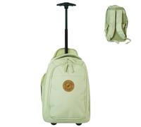 Bordlite Ryanair Cabin Approved Wheeled Backpack 40x25x20cm - 2 in 1 Lightweight Trolley Bag & Rucksack on Wheels (20L) Underseat Hand Luggage for Travel, Business, Weekend Trips - Green