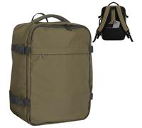 Bordlite Ryanair Cabin Backpack 40x30x20cm Khaki - Underseat Travel Backpack for Wizz Air & EasyJet, Water-Resistant Polyester Carry On Bag