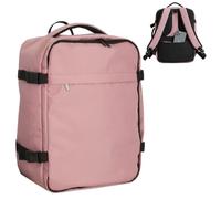 Bordlite Ryanair Cabin Backpack 40x30x20cm Pink - Underseat Travel Backpack for Wizz Air & EasyJet, Water-Resistant Polyester Carry On Bag with Laptop Sleeve, Compression Straps & Security Pocket