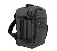 Bordlite Travel Underseat Cabin Approved Backpack, Lightweight Travel Rucksack, Premium Carry on Bag, 40x20x25cm - Dark Black