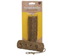 Bordom Breakers Edible Treat & Gnaw Log for Small Pets - Rosewood - Size: Large - Treats for Small Pets