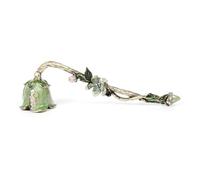 bordorsse Candle Snuffer, Gold Metal, 7 Inches Long (Green A)