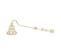 bordorsse Candle Snuffer, Vintage Candle Extinguisher with Long Durable Handle, Metal Wax Snuffer for Belling Over Candle Flame, Decorative Wick Snuffer is Perfect for Candle Lovers as Gifts