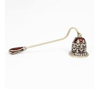 bordorsse Candle Snuffer, Vintage Candle Extinguisher with Long Durable Handle, Metal Wax Snuffer for Belling Over Candle Flame, Decorative Wick Snuffer is Perfect for Candle Lovers as Gifts