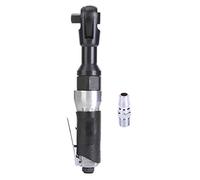 BORDSTRACT 1/2 Inch Straight Shank Heavy Duty Pneumatic Ratchet Wrench, Forward and Reverse Adjustable Air Ratchet Tool (3/8 inch)