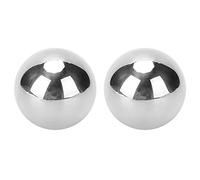 BORDSTRACT 1 Pair 2.3 lb Solid Stainless Steel Baoding Balls, 2in Hand and Wrist Massage Balls Chinese Balls for Exercise Stress Relief