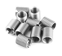 BORDSTRACT 10 Pcs Thread Adapter Sleeve Reducing Nut,303 stainless steel,Female Thread M8 x 1.25,Male Thread M10 x 1.25,Approx. 12mm / 0.5in