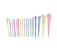 BORDSTRACT 17 Pcs Makeup Brush Set, Candy Color Makeup Brush, Eye shadows Blush Makeup Brushes