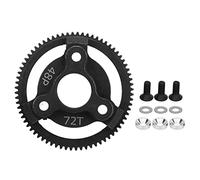 BORDSTRACT 48P Steel Spur Gear Set, Hardened RC Steel Spur Gear Set for Traxxas Slash 2WD 1/10 RC Car Upgraded Parts, Pinions Gear(72T)