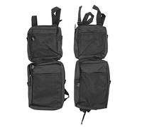 BORDSTRACT ATV Fender Bag, 2 Pcs Black Oxford Cloth Rear Storage Bag, ATV Tank Saddlebags, Side Pannier Bag, for Quad, Dirt Bike, UTV, Snowmobile(ATV Bag)