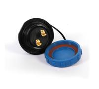 BORDSTRACT Aviation Plug Socket, 2Pin 500V 50A SP29 Rear Nut 13-16 Cable Plug Contact IP68 Waterproof Connector Male Female Cable for Communication Equipment Instrumentation