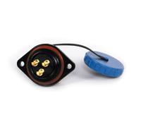 BORDSTRACT Aviation Plug Socket, 3Pin 500V 50A SP29 Flange 13-16 Cable Plug Contact IP68 Waterproof Connector Male Female Cable for Communication Equipment Instrumentation