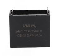 BORDSTRACT CBB61 Starting Capacitor, 450V AC, 24uF, for Generators, Multi Voltage Compatibility