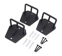 BORDSTRACT Exercise Band Wall Anchor Space Saving L Shaped Opening Metal Wall Mount for Home Gym