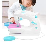 BORDSTRACT Kids Sewing Machine Toy Kit, My Own Sewing Machine for Beginners, Doll Clothes Plush Toy Sewing Set, Educational Birthday Gift(JJT7921)