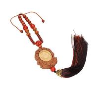BORDSTRACT Maitreya Statues, Maitreya Buddha Lucky Carved Keychain Car Bag Pendant for Protection, Feng Shui Ornament Car Hanging Decoration, Pray for Luck Safety Money(Maitreya Buddha)