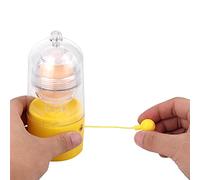 BORDSTRACT Manual Egg Scrambler Maker, Silicone Egg Spinner for Better Hard Boiled Eggs, Easy Assembly & Dishwasher Safe Kitchen Gadget for Egg Cooking