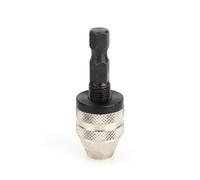 BORDSTRACT Mini Drill Clamp with Hex Handle, 0.3-3.6mm Conversion Three Claw Chuck Power Tools, Universal Hex Handle Converter for Automotive, Garage, Home Decoration