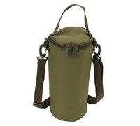 BORDSTRACT Propane Tank Cover, Portable Gas Tank Carrying Bag, Small Multifunctional Cylinder Pouch with Shoulder Strap, for 1lb Propane Gas Tank, Camping, Hiking(Green)