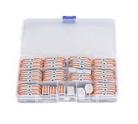 Bordstract Quick Wire Connector, 36Pcs LT 211 and PCT 212 Connector Push in Lever Splicing Terminal Blocks for Quick and Safe Wiring