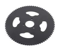 BORDSTRACT Rear Sprocket, T8F 74T Steel Replacement Part, 19cm Outer 3cm Inner Diameter, for Motorcycle Drive System