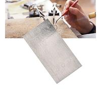 BORDSTRACT Silver Solder Sheet, 70% Soft Silver Jewelry Welding Sheets, 1.4 x 0.7in, Ideal for Jewelry and Crafts