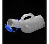 BORDSTRACT Urine Bottle with Long Neck, 1000ml Urinal Bottle with Lid and Handle, Hospital Urine Collection, Portable Outdoor Urine Bottle Mobile for Car Travel Camping