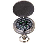 BORDSTRACT Vintage Pocket Compass, Portable Zinc Alloy Flip Open Pocket Compass, for Hiking, Camping, Motoring, Boating, Backpacking, Survival Emergency