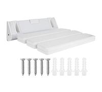 BORDSTRACT Wall Mounted Folding Shower Seat, Folding Shower Seat, Shower Chair Bath Seat, Easy Clean Folding Bath Chair