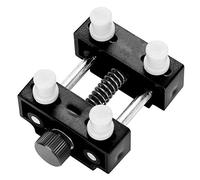 BORDSTRACT Watch Repair Vise Tool, Watch Case Holder Dial Fixer Metal Plastic Watchmaker Repairing Tool for Watch Maintenance (Black)
