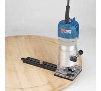 BORDSTRACT Wood Trimmer Router Base Aluminium Alloy Milling Circle Slotting Base 8mm Pin 2.5mm Nail Holes for FF04 6, FF02 6, and The Wood Trimmer of 65 Mm in Diameter