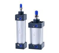 Bore32/40/50/63 Standard Air Cylinder Pneumatic Piston Double Acting Cylinders Stroke 25~1000mm Aluminum Alloy Actuator Parts(Stroke700 mm,BORE 32mm)