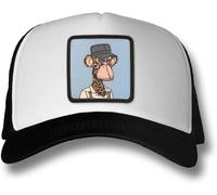 Bored of Directors Ape 5057 - Leeway Trucker Cap White/Black